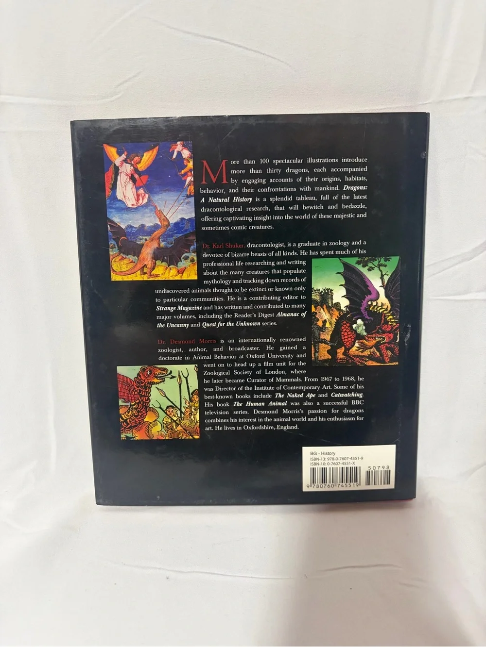 Dragons: A Natural History by Dr. Karl Shuker Hardcover Illustrated Mythology